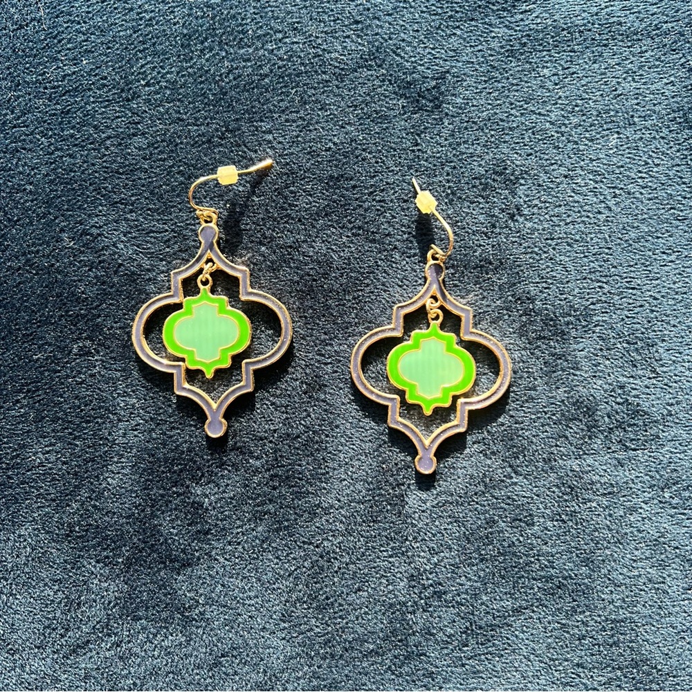 Intricately Designed Dangle Earrings
